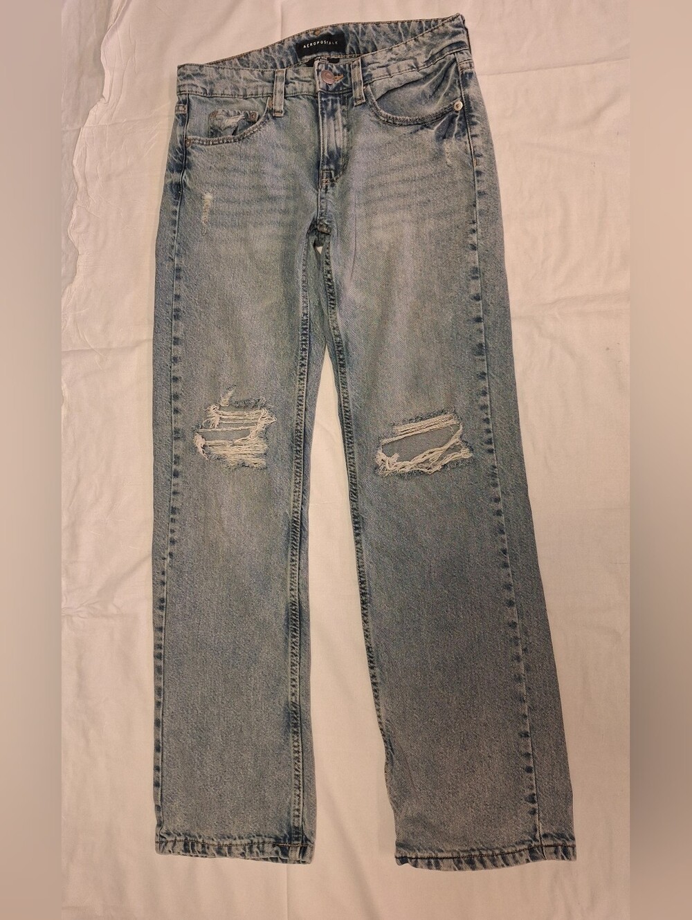Aeropostale Low Rise 90s Baggy Jeans 0 Reg
